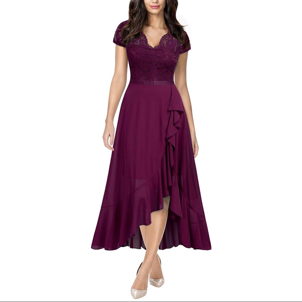 Miusol Ruffel & Lace Dress